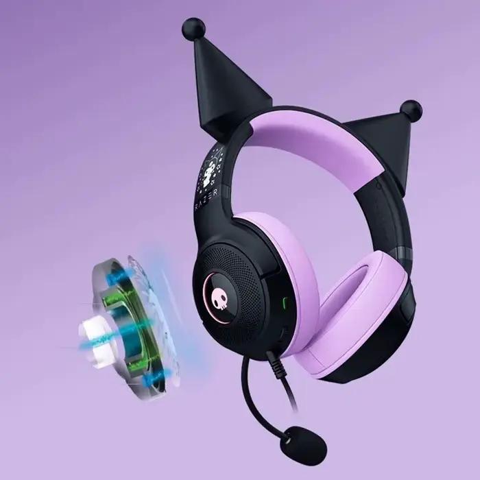 Razer Sanrio Kuromi Casque filaire
