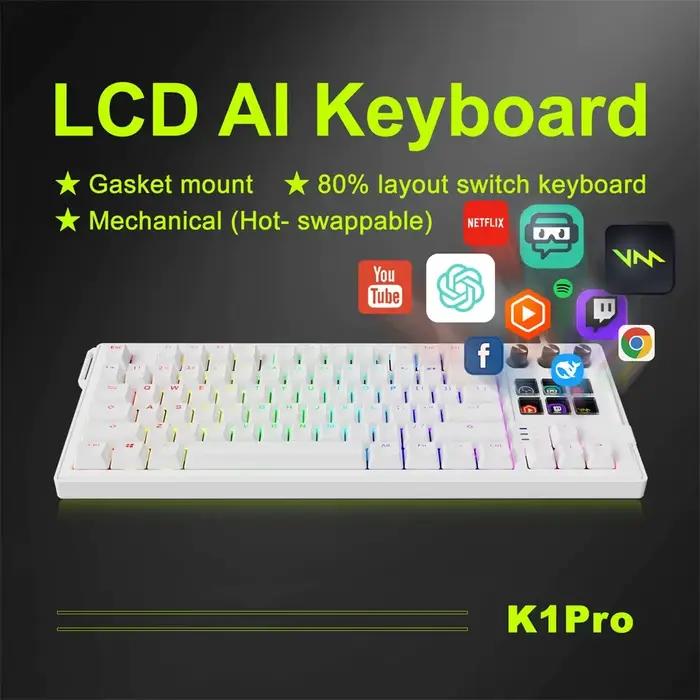 NOUVEAU! Clavier mécanique visuel AI Mirabox K1 PRO
