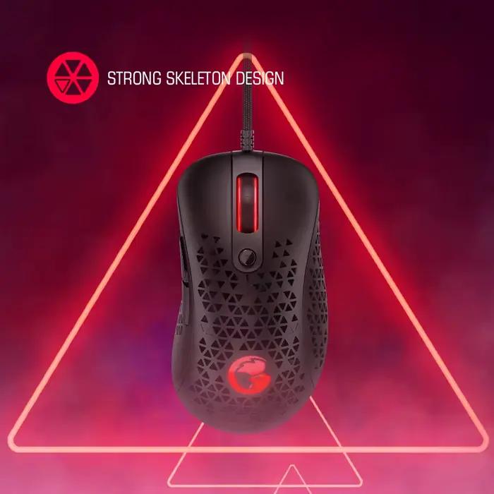 Souris de jeu filaire GameSir GM500 souris PC léger capteur optique PMW33600 12000 DPI pour Windows 7 10 11 confort joueur gaming