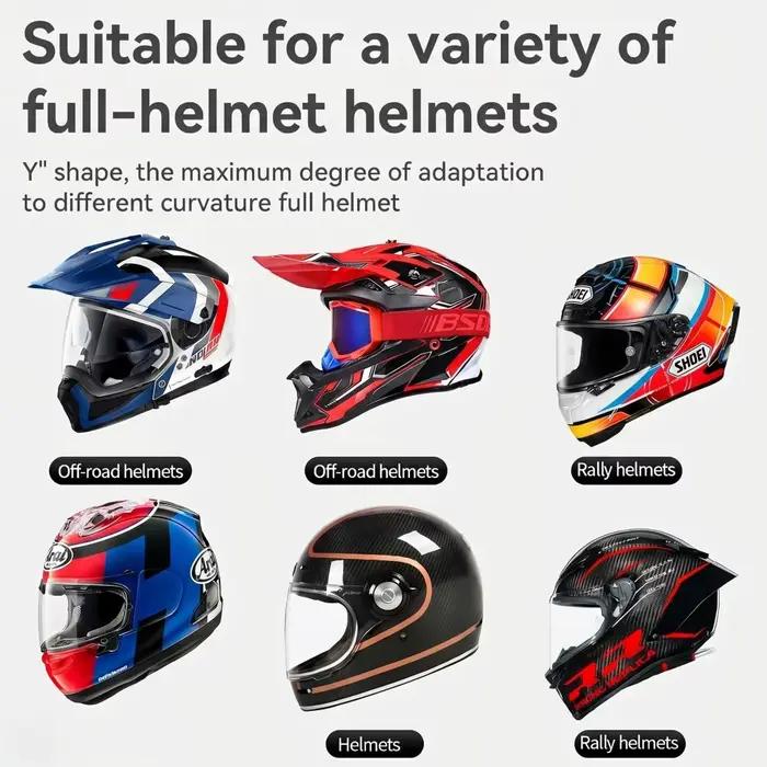Support de fixation pour mentonnière de casque pour caméra de moto 5/6/7, accessoire pour casque de moto, support de mentonnière, noir
