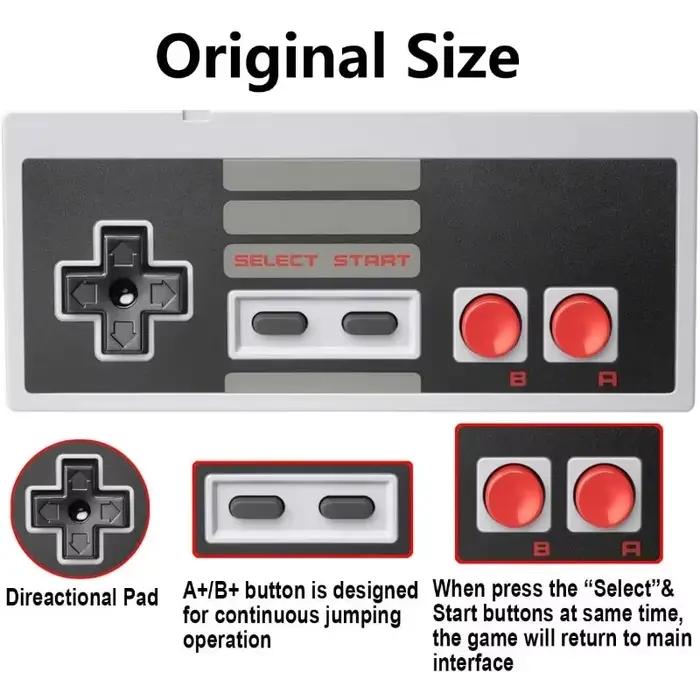 Contrôleur classique Mini jeu 8 bits pour Nintendo NES Console de jeu Pad de commande occasion spéciale gaming rétro