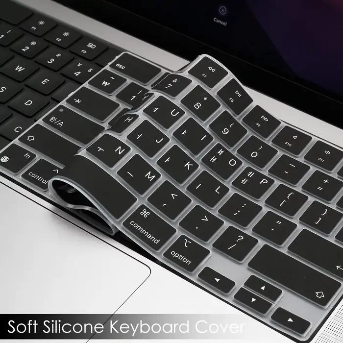 Couverture de clavier EU/US pour nouveau macbook pro 14 pouces 2021 m1 a2442/macbook pro 16
