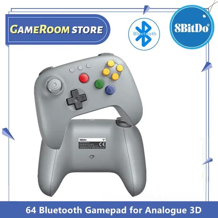 Manette 8Bitdo grise 64 Bluetooth pour Analogue 3D