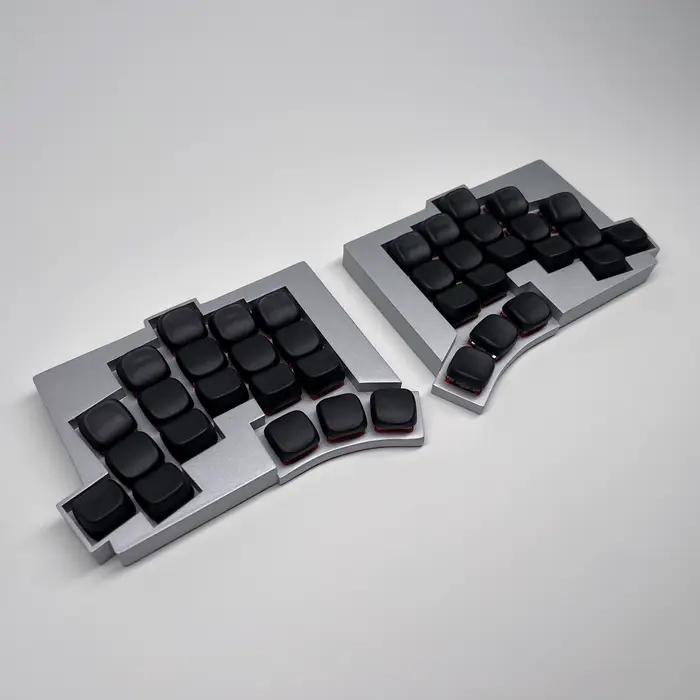 Clavier mécanique ergonomique Totem V2 Bluetooth sans fil avec interrupteurs Kailh Choc v1 et v2 pour bureau et jeu occasions spéciales