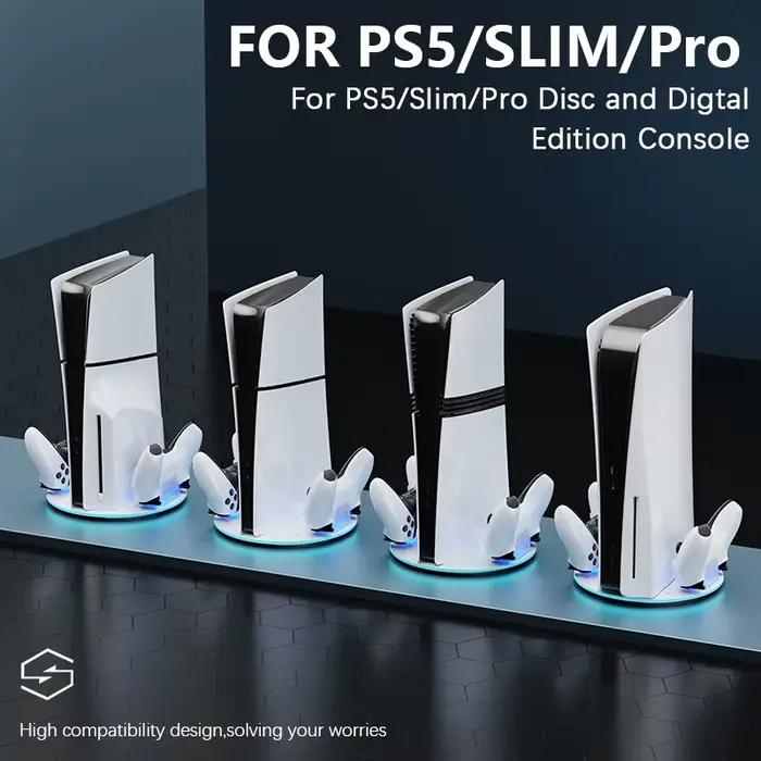 Support de Console Vertical avec deux emplacements de chargement USB pour PS5