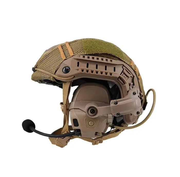 Le casque tactique antibruit remplace le microphone écouteur micro