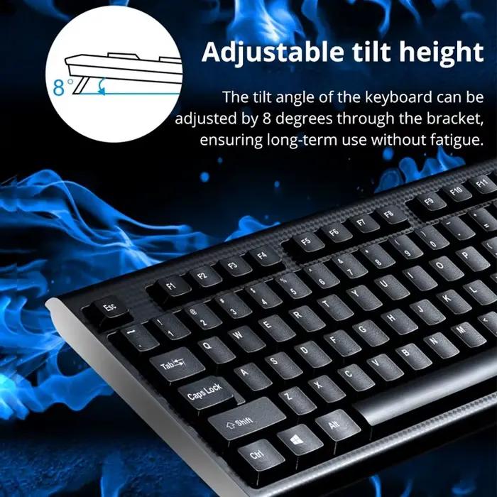 Q9 Clavier Unique USB Bouche Carrée Bureau D'affaires Maison PS2 Trou Rond Filaire Ordinateur