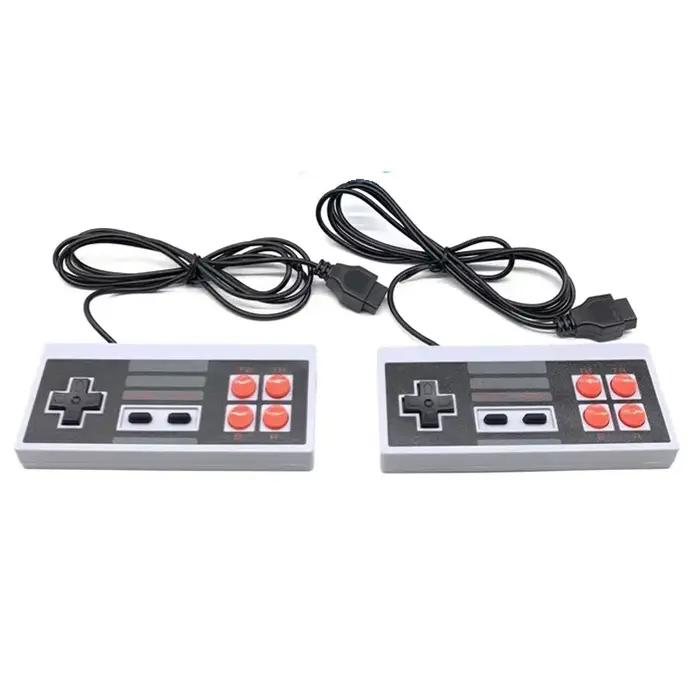 Manette de jeu à 4 boutons pour consoles de jeux vidéo rétro 8 bits