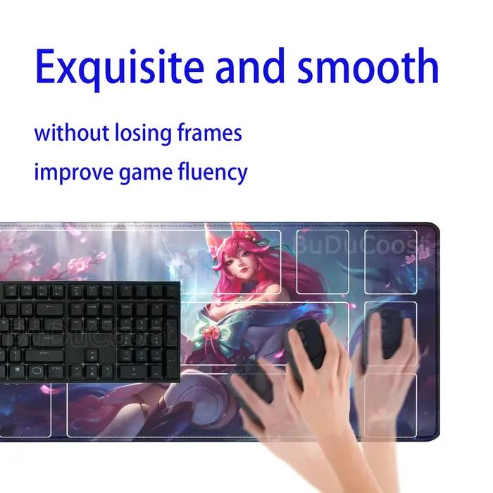Tapis de jeu imprimé HD League of Mouse Pad Legends Riftbound Series TCG LOL Card 600x350mm