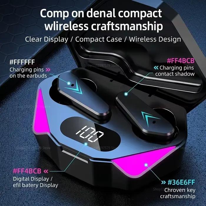 Nouveau casque de jeu avec écran LED