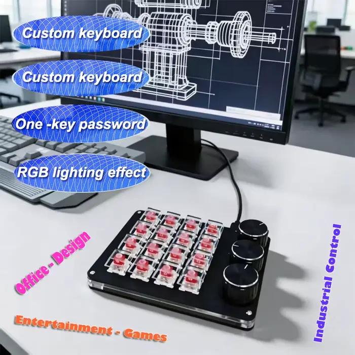 Clavier d'édition multifonctionnel à 16 touches