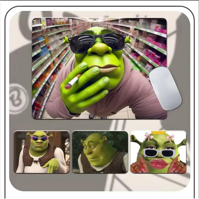 Mignon drôle s-shrek petit tapis de souris clavier coussin pour ordinateur portable