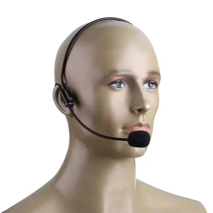 Micro casque filaire monté sur la tête