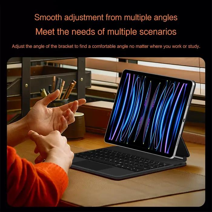 Clavier magique LFOIQN pour iPad Pro 11 pouces 1ère 2ème 3ème 4ème 12
