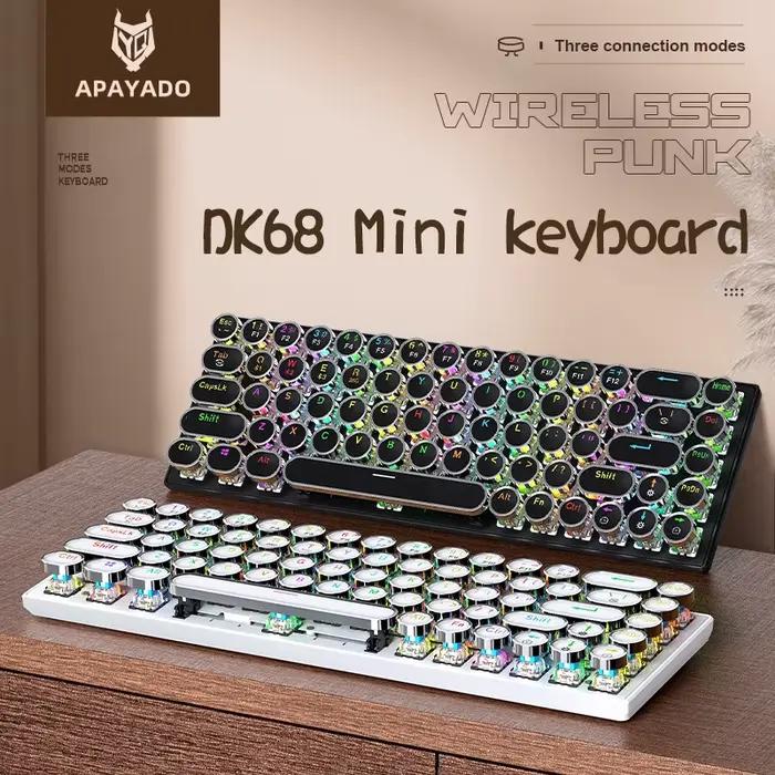 Punk clavier mécanique sans fil APAYADO éclairage rvb dynamique