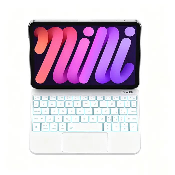 Clavier rétroéclairé Magic Keyboard avec pavé tactile pour iPad Mini 6ème et 7ème génération