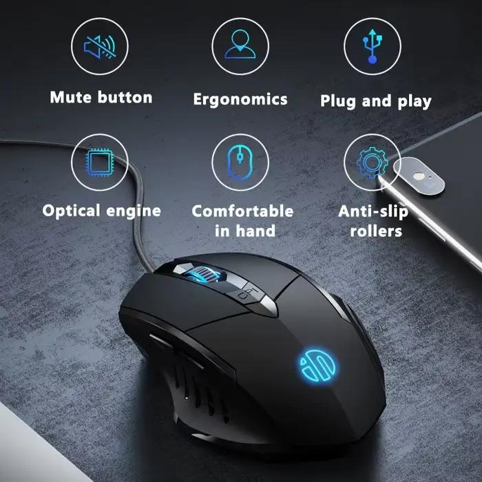 Souris filaire Inphic W1