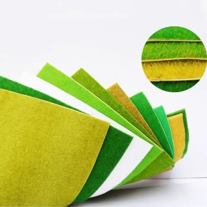 Tapis d'herbe artificielle 41x100cm pour bricolage, micro-paysage, décoration de jardin, modèle de scène, simulation de gazon de jardin