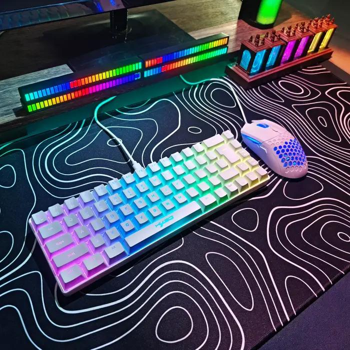 Ensemble clavier et souris compact HXSJ 68 touches