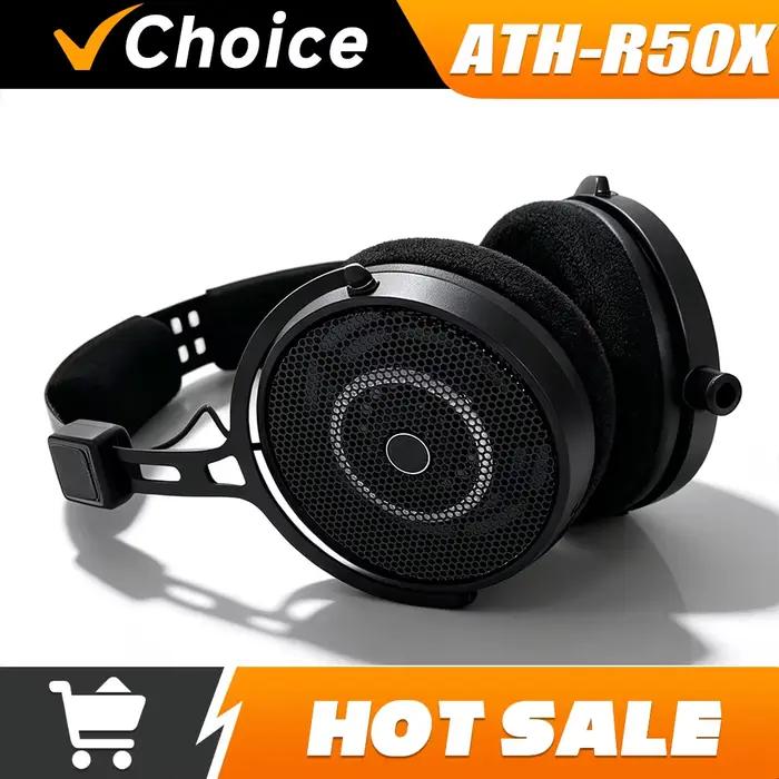 Casque de studio professionnel ATH-R50x 45 mm à conception ouverte pour le mixage