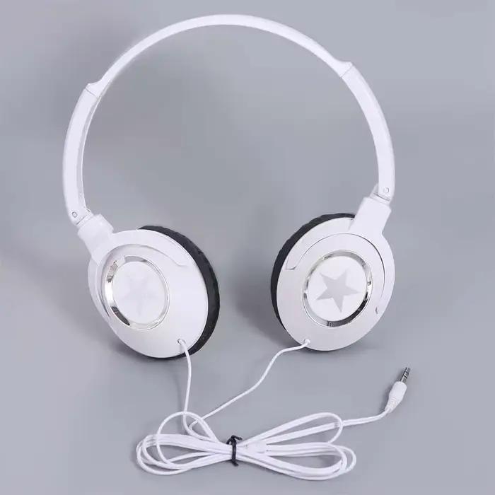Casque filaire flexible HiFi Sound Music