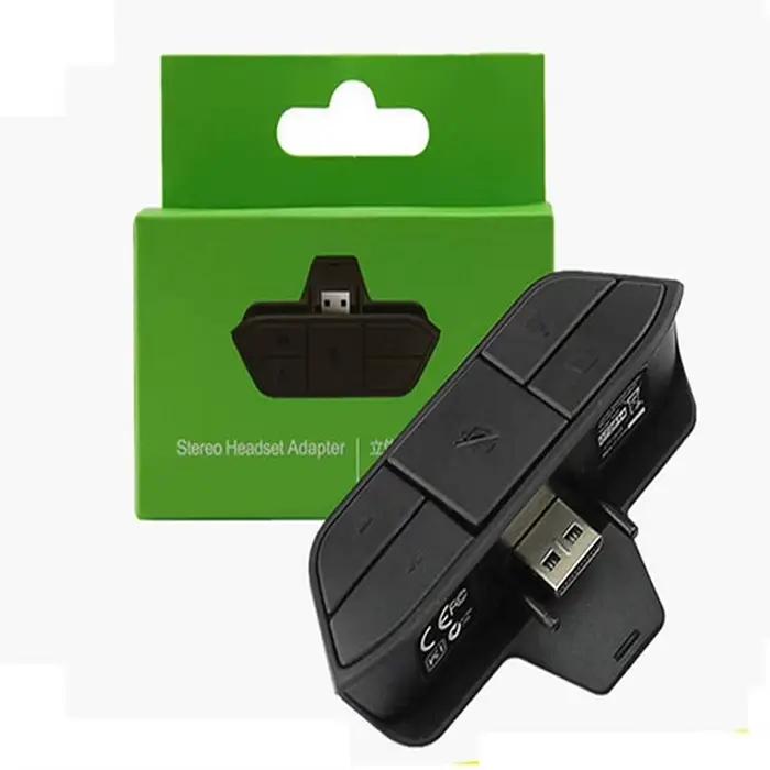 Adaptateur de casque stéréo noir pour Xbox One