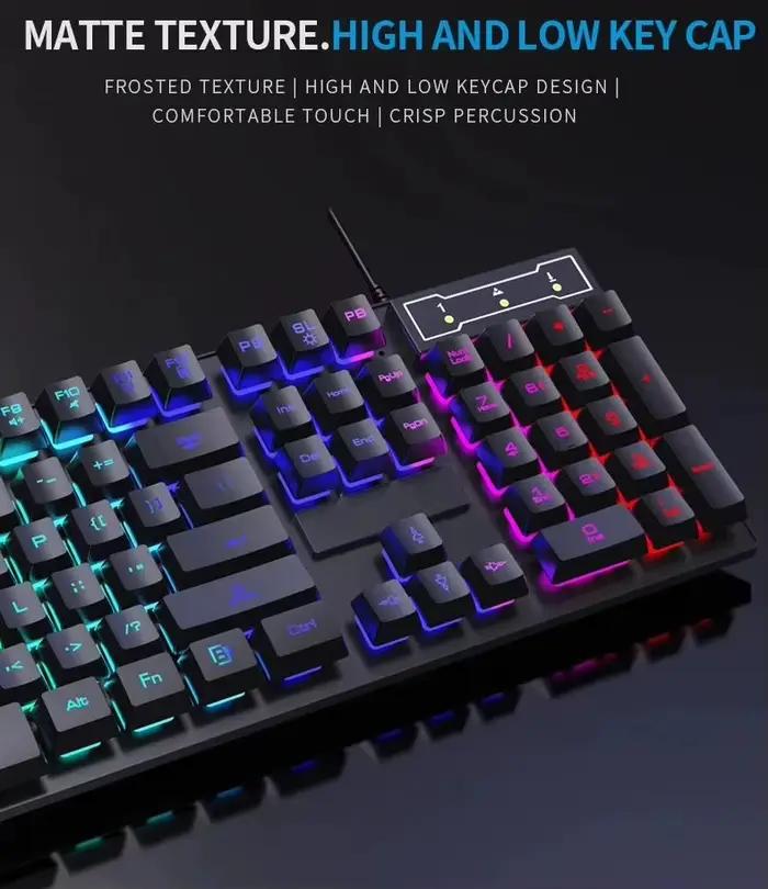 Clavier mécanique filaire rvb