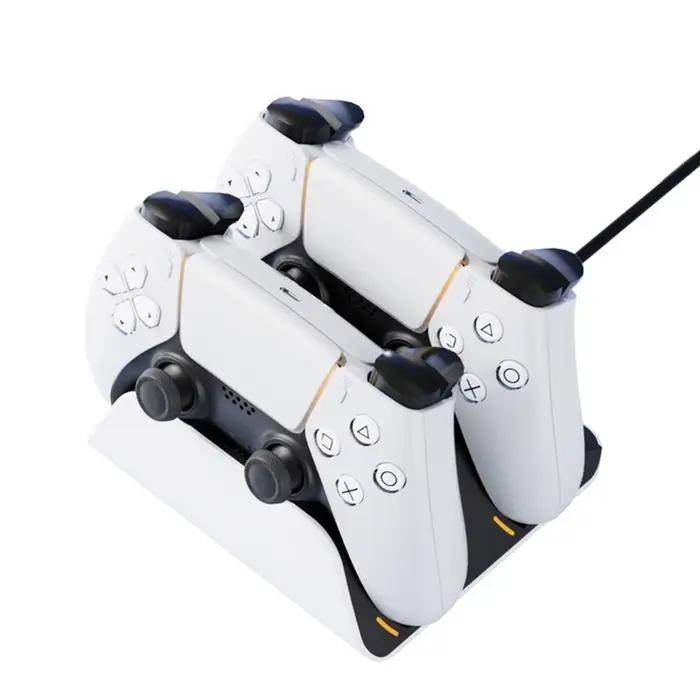 Station de charge rapide pour contrôleurs PS5 sans fil design moderne multicolore pour gamer professionnel et débutant occasions spéciales