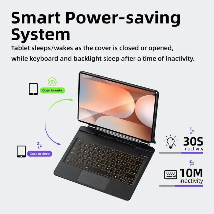 Clavier magique pour Samsung Galaxy Tab S10 FE PLUS 13.1 pouces