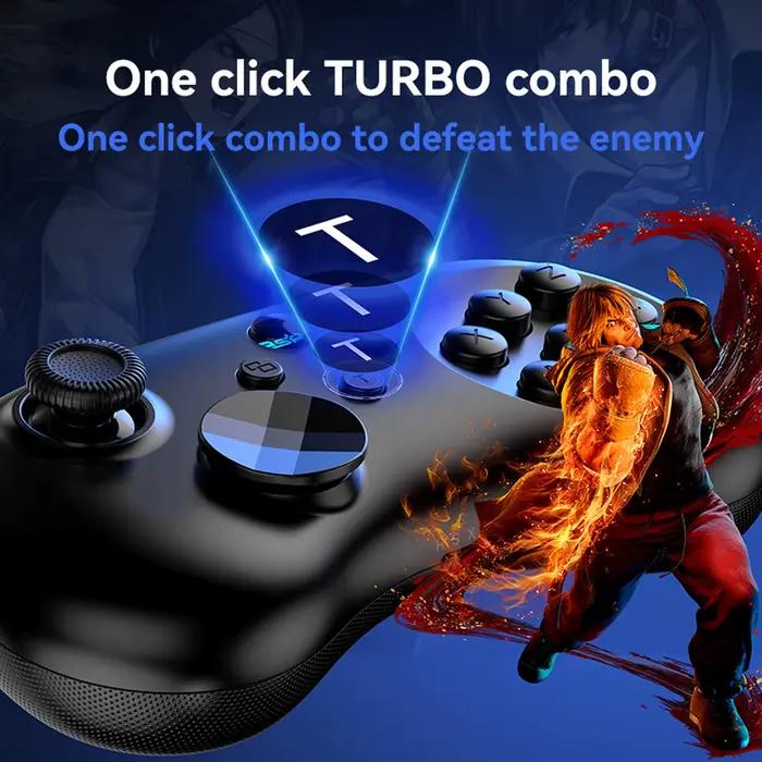 Manette de jeu sans fil à effet Hall Y04