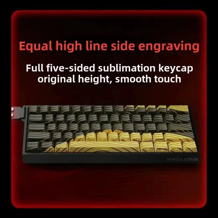 MADLIONS MAD 60/68HE clavier à interrupteur magnétique de jeu filaire 61/68 touches Web Drive 8K retour personnalisé RT trajet réglable échange à chaud