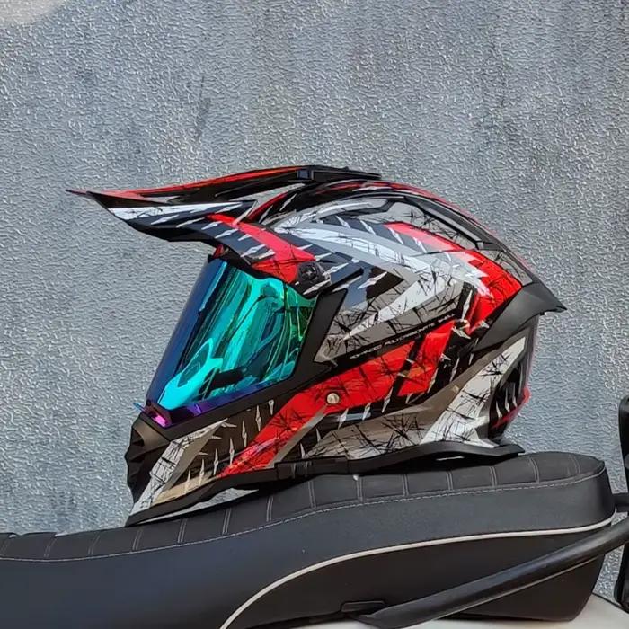Nouveau casque de moto tout-terrain hommes et femmes casque de motocross intégral kask casque de descente motocross enfant capacete