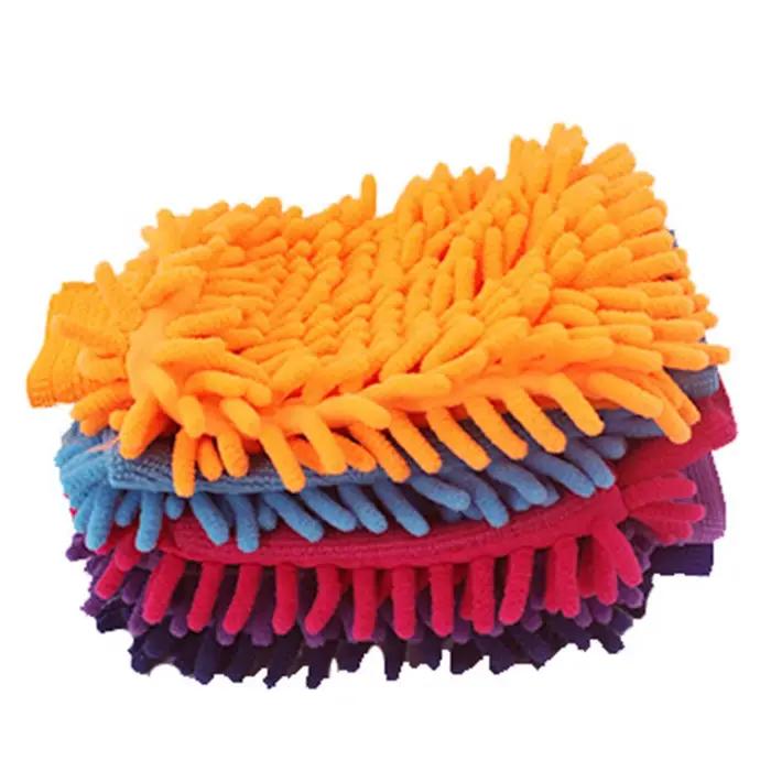 Éponge de lavage de voiture en microfibre, soins de voiture, brosses de détail, serviette de lavage, gants automobiles, accessoires de style, Gadget