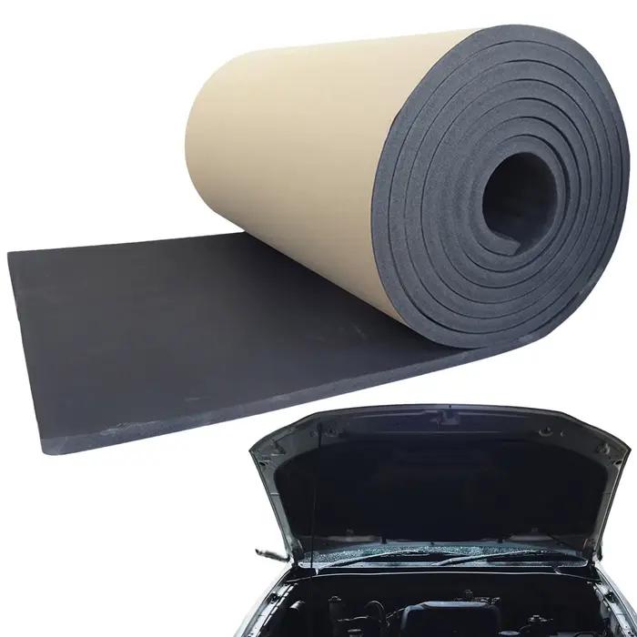 Tapis d'isolation acoustique insonorisant, 5/10/15/20MM, mousse auto-adhésive en coton pour capot de voiture