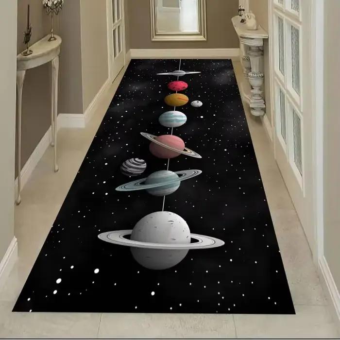 Tapis coloré de chemin de galaxie