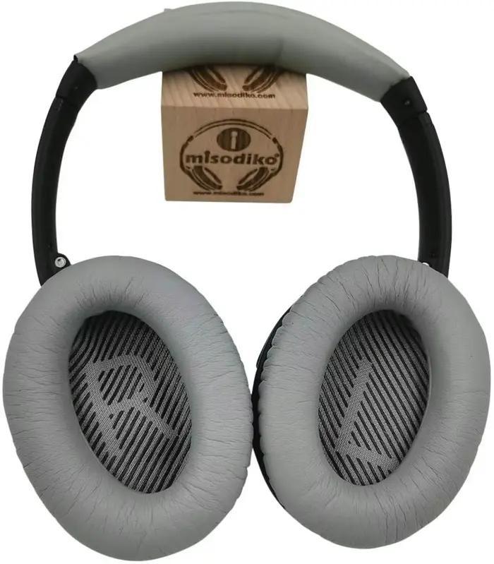 Coussin bandeau et coussinets d'oreille de remplacement pour écouteurs Bose Quiet Comfort 25 35 (QC25 QC35) et QuietComfort 35 II (QC35ii)