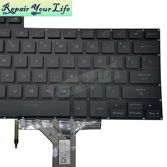 Clavier rétro4.2 US pour ASUS ROG Flow X13 GV301 GV301QC GV301QH GV301QE