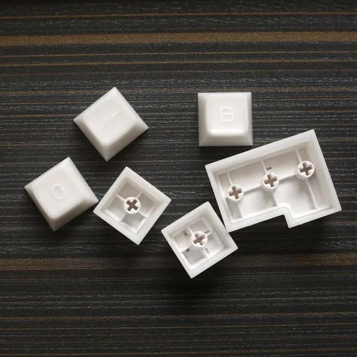 KBDiy 142 touches PBT blanc translucide Keycaps 60% 70% SA profil Double Shot Keycap personnalisé pour jeu de clavier mécanique pour 64 75