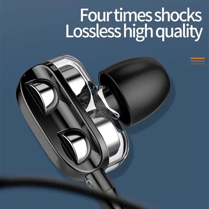 Écouteurs intra-auriculaires filaires