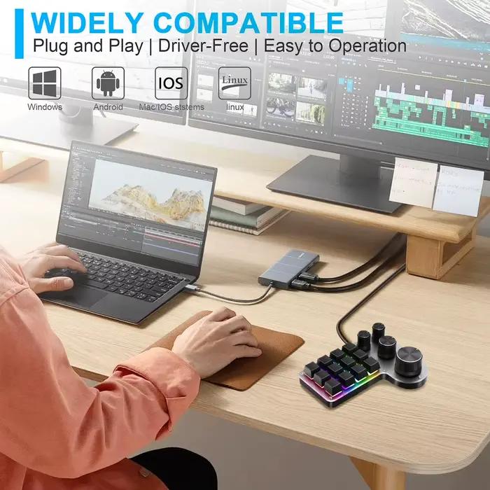 Clavier de jeu mécanique filaire USB