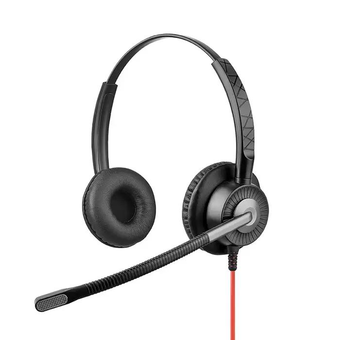 Casque antibruit BS29, réduction du bruit avec contrôle, casque pour centre d'appels, adapté pour PC/téléphone/ordinateur portable/bureau à domicile