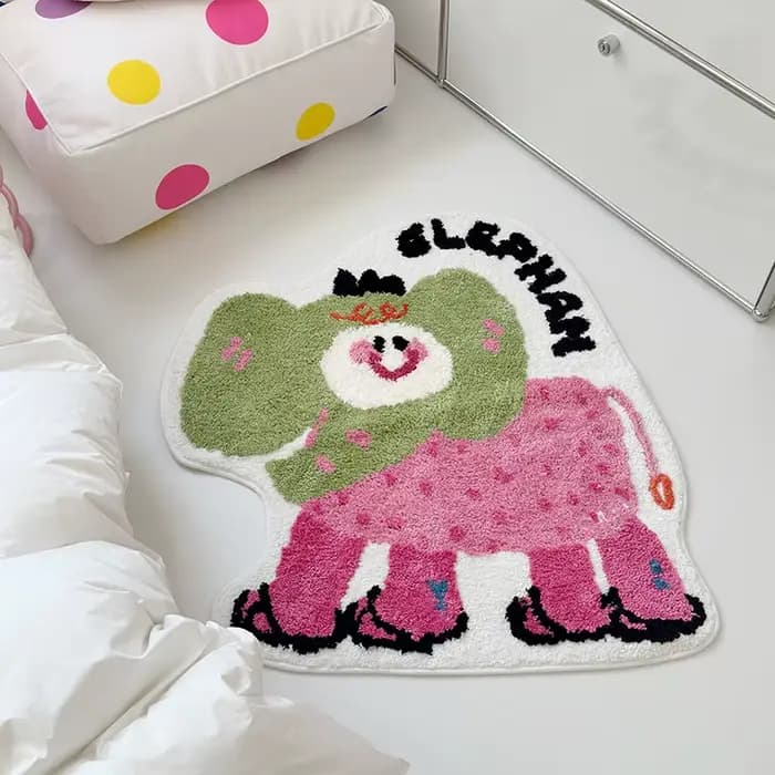 Tapis créatif de dessin animé