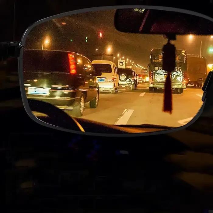 Lunettes de soleil de Vision nocturne lunettes de conduite de nuit de voiture lunettes de conducteur lunettes de soleil unisexe Protection UV lunettes de soleil lunettes cadeau