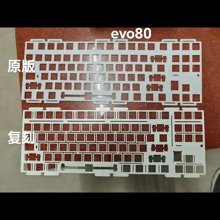 Carte de positionnement de clavier Evo80