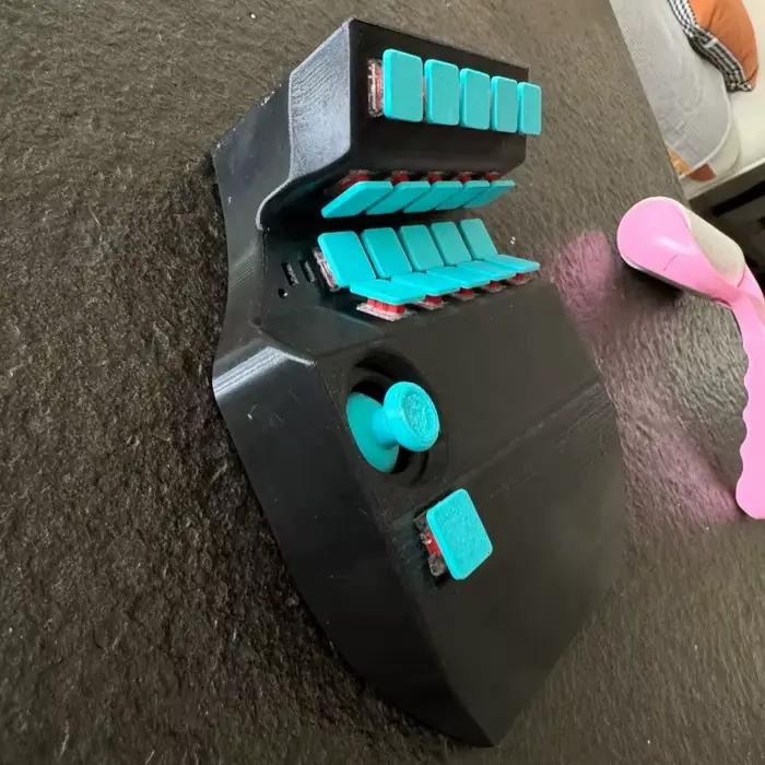 NOUVEAU Clavier de jeu incurvé à une main