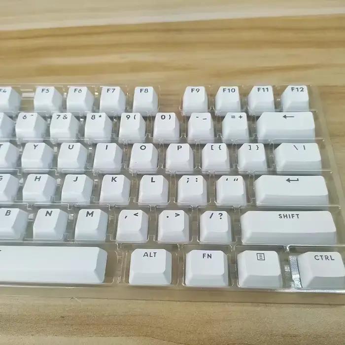 Capuchon de touche de remplacement blanc pour clavier mécanique sans fil Logitech G715/G713/G PRO X