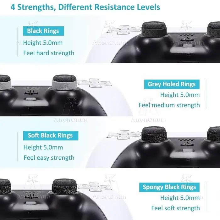 Anneaux de précision pour manette de jeu