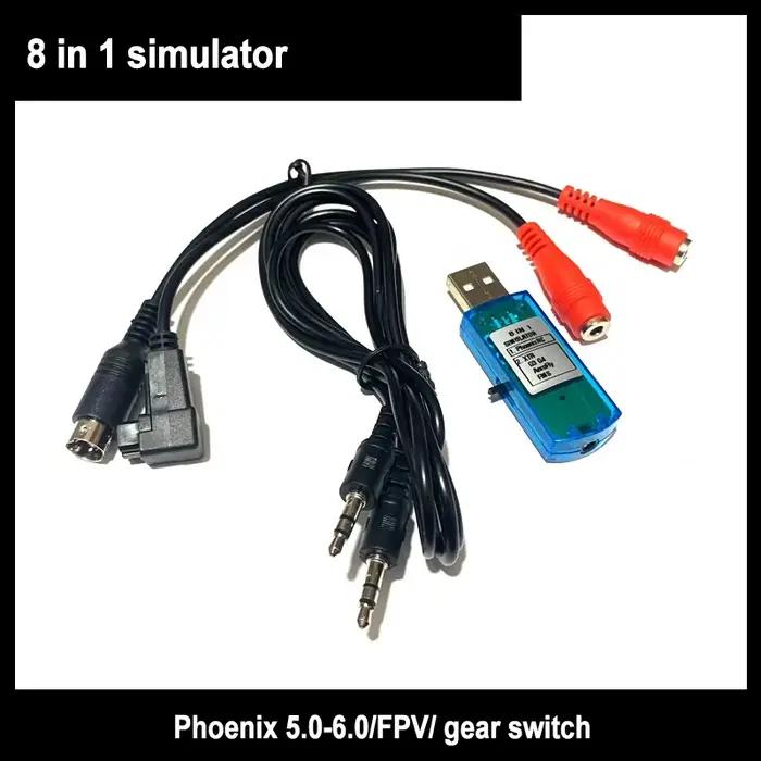 Simulateur de vol Usb 8 en 1