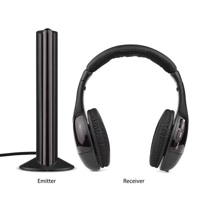 Casque sans fil 5 en 1 FM Hi-Fi