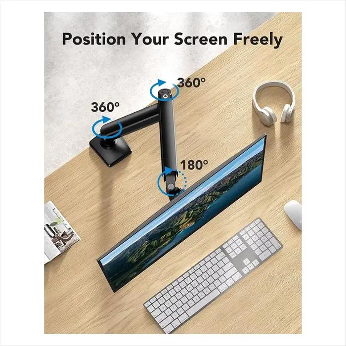 Support de moniteur BaoBao pour écrans de 13 à 32 pouces, réglable en hauteur, module de bureau à domicile pour professionnels et gamers